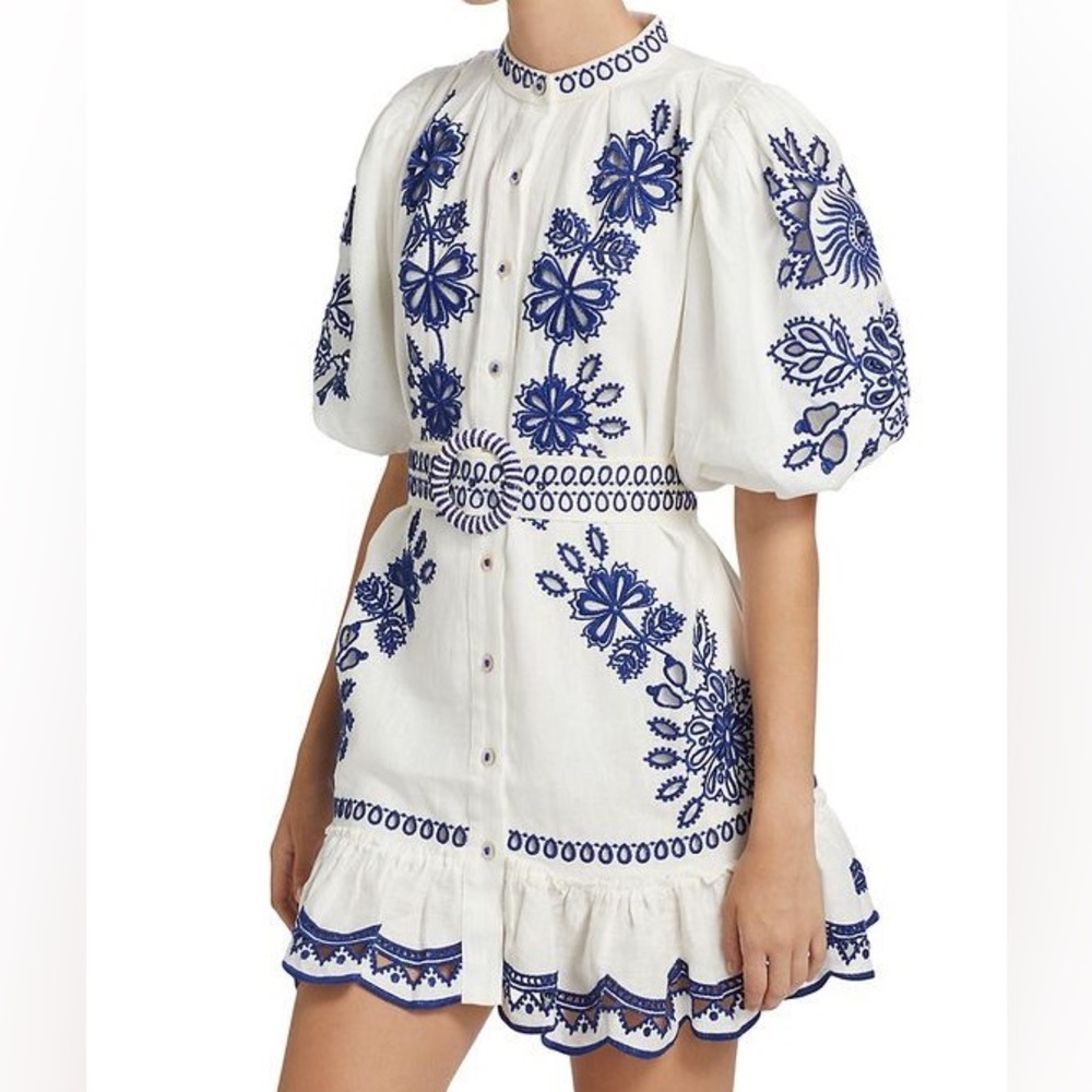 FARM Rio linen mini dress - Picture 5 of 5